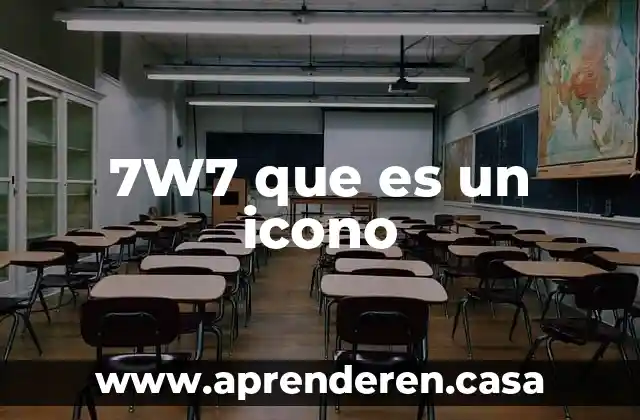 7W7 que es un icono