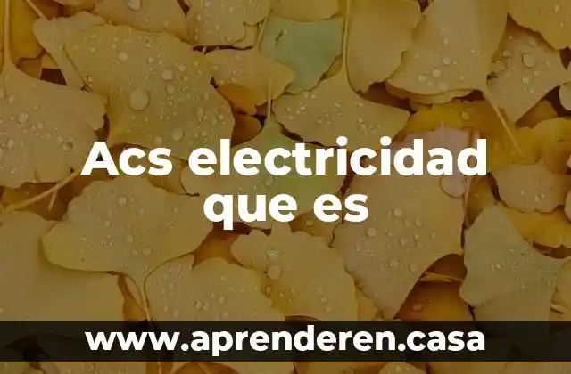 Que es la electricidad prezi 3 Acs electricidad que es