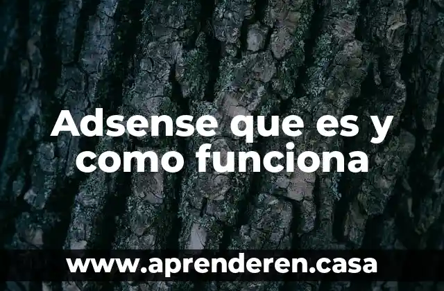 Adsense que es y como funciona