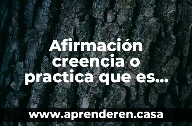 Que es masa en ciencia 5 Afirmación creencia o practica que es presentada incorrectamente como ciencia