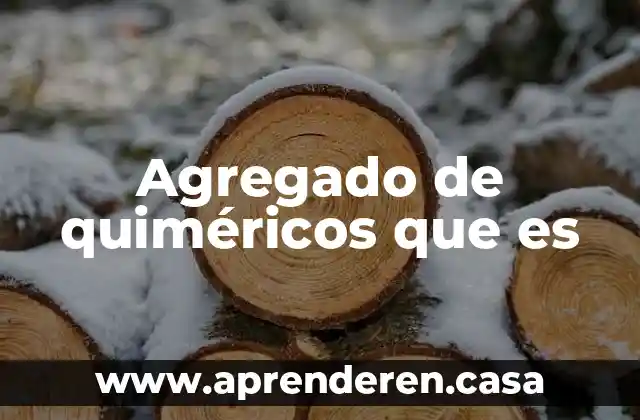 Agregado de quiméricos que es