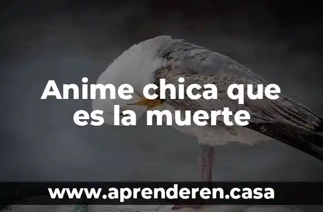 Anime chica que es la muerte