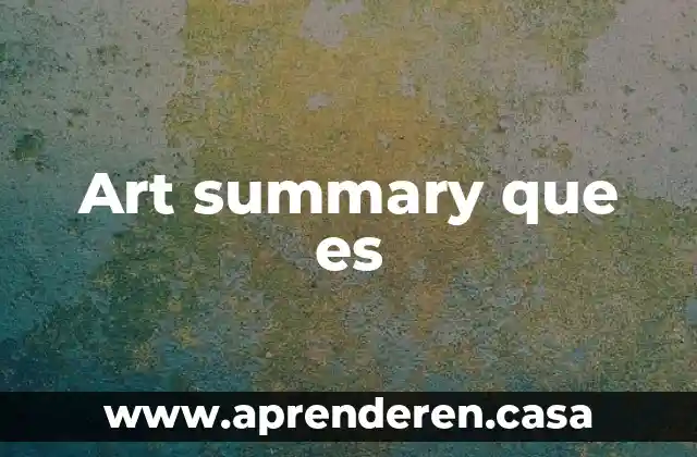 Que es el isr art 113 4 Art summary que es