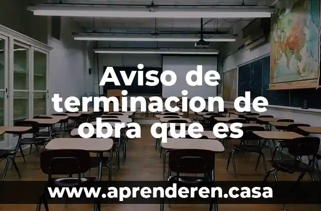 Que es un programa terminacion top abap 3 Aviso de terminacion de obra que es