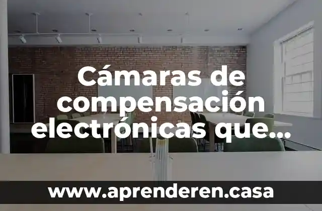 Que es y en que consisten las cargas electronicas 3 Cámaras de compensación electrónicas que es
