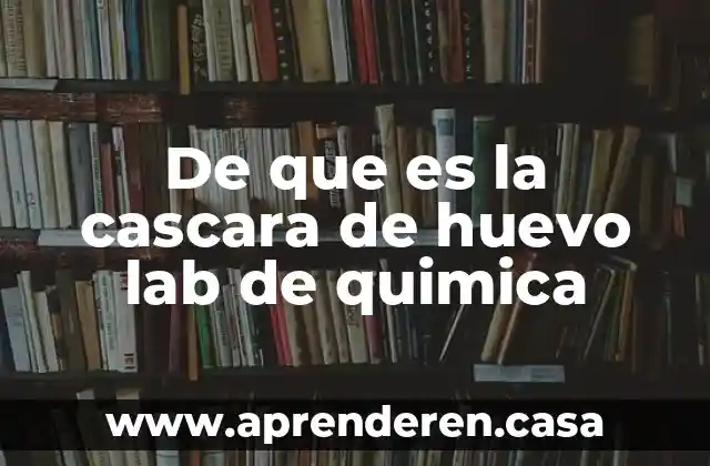 Qué es ms en química 3 De que es la cascara de huevo lab de quimica