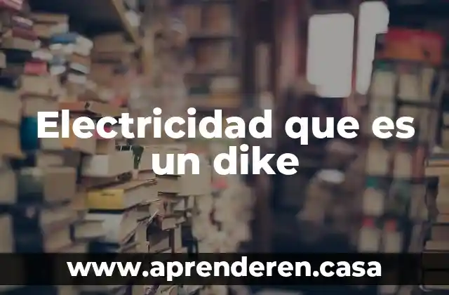 Electricidad que es un dike