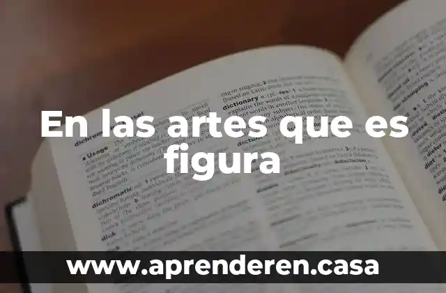 En las artes que es figura