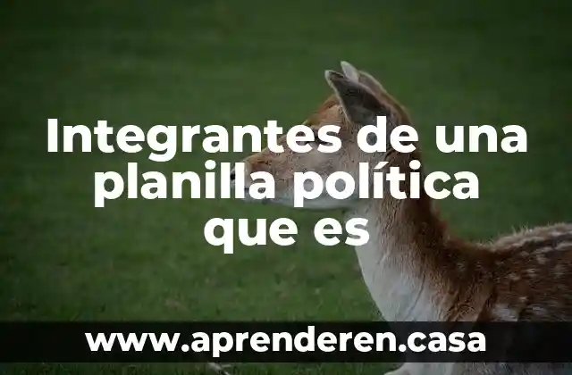 Integrantes de una planilla política que es