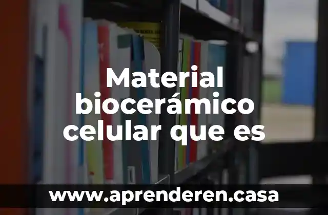 Que es un conector micro usb en un celular 3 Material biocerámico celular que es