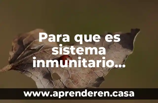 Que es el sistema inmunitario de tienda de raya 5 Para que es sistema inmunitario adaptativo