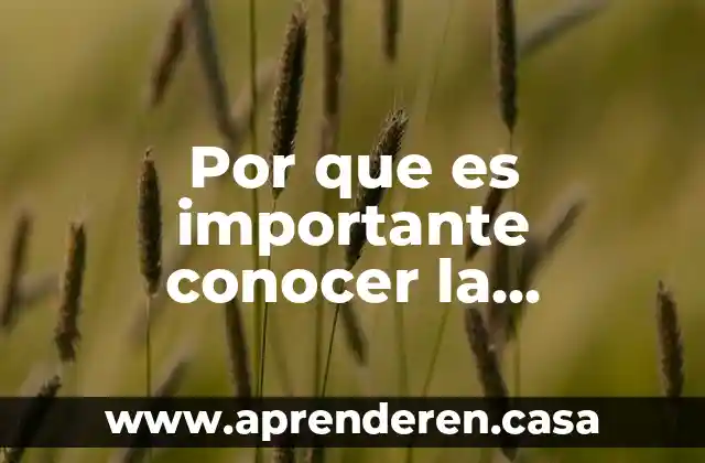 Por que es importante conocer la informacion del vih sida 5 Por que es importante conocer la biodivercidad de nuestro pais