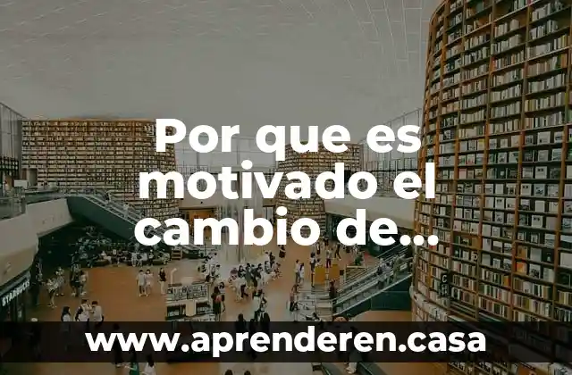 Por que es motivado el cambio de precidencia