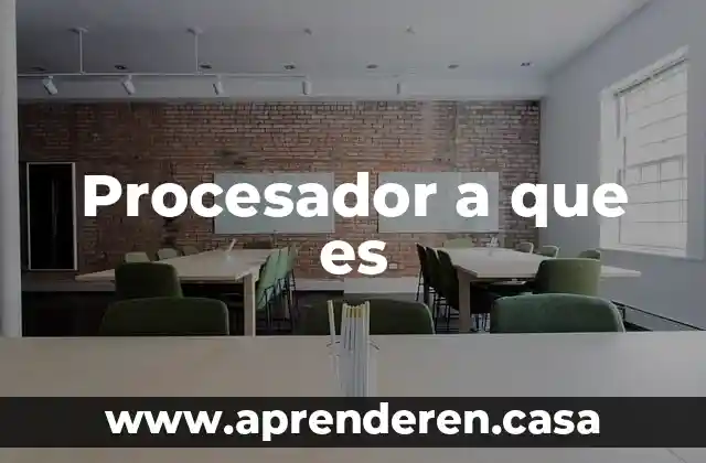 Qué es un procesador AMD A12 5 Procesador a que es