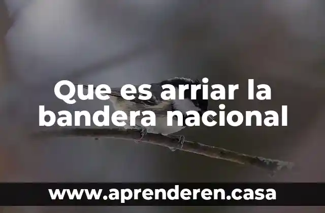 Qué es el toque de bandera mexicano 3 Que es arriar la bandera nacional