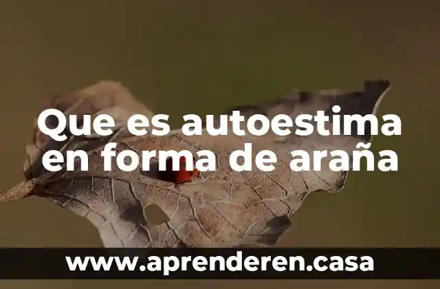 Que es forma binaria y ternaria 6 Que es autoestima en forma de araña