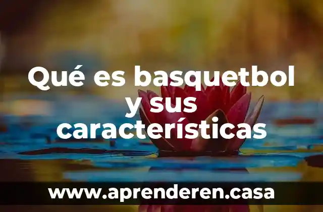 Qué es basquetbol y sus características
