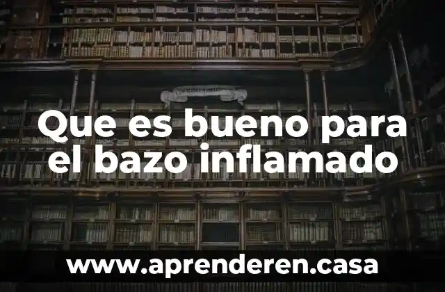 Que es bueno para el bazo inflamado