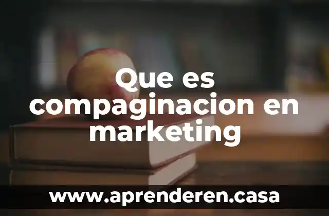 Que es compaginacion en marketing