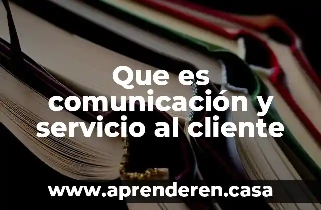 Cliente producto datos transicionales que es 3 Que es comunicación y servicio al cliente