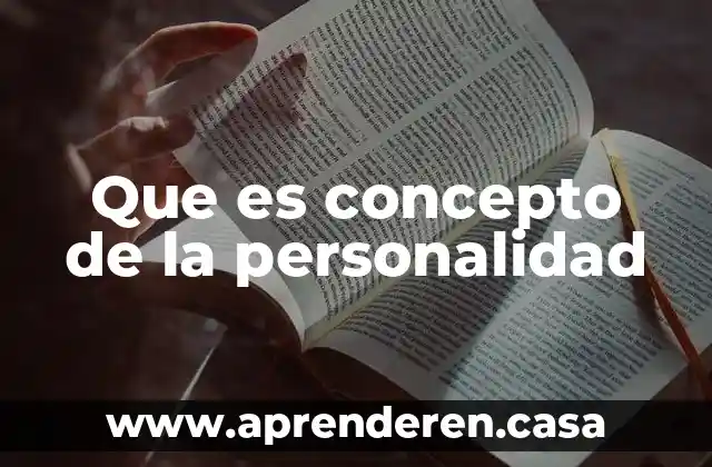 Que es la capa de sesión concepto 6 Que es concepto de la personalidad