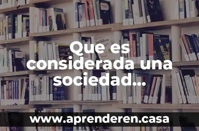 Que es considerada una sociedad mercantil y regularizacion