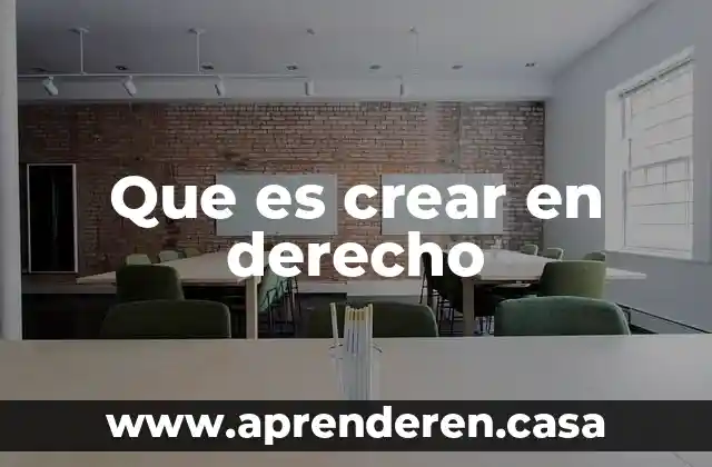 Que es permear en derecho 5 Que es crear en derecho