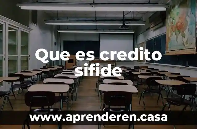 Que es un credito de reporto 4 Que es credito sifide