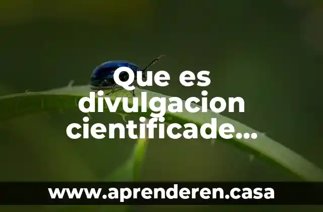 Que es divulgacion cientificade camiones de carga