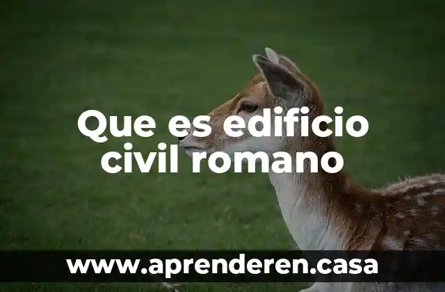 Que es superficie en derecho romano 7 Que es edificio civil romano