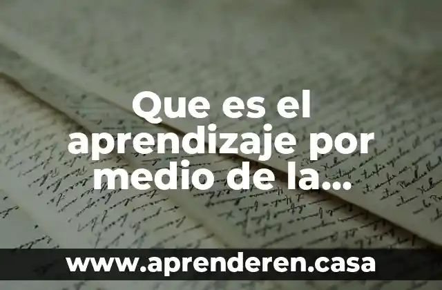 Que es el aprendizaje asociativo yahoo 3 Que es el aprendizaje por medio de la experiencia