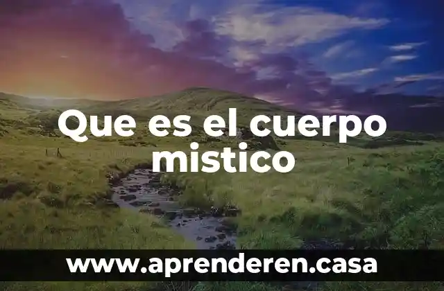 Qué es corte transversal en el cuerpo humano 5 Que es el cuerpo mistico