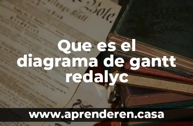 Que es gantt ejemplo 3 Que es el diagrama de gantt redalyc