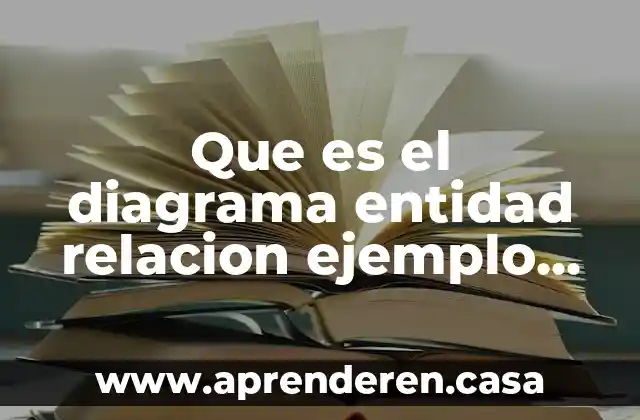 Que es el diagrama entidad relacion ejemplo access