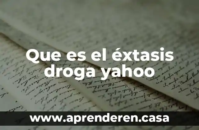 Que es la pascua yahoo 7 Que es el éxtasis droga yahoo