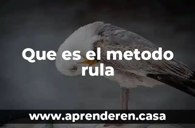 Que es el metodo rula
