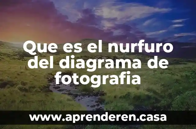 Que es el nurfuro del diagrama de fotografia