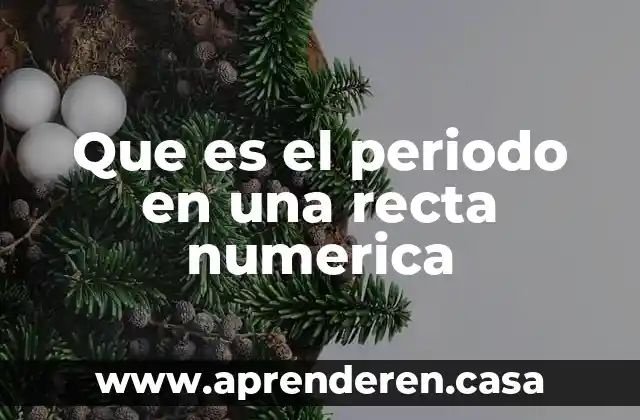 Que es una linea recta ejemplos 7 Que es el periodo en una recta numerica