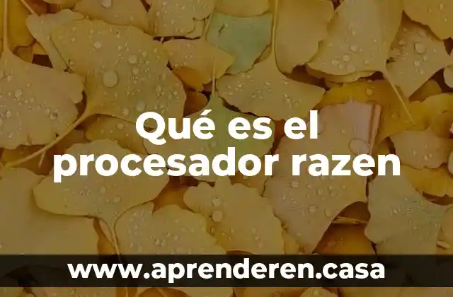 Qué es un procesador AMD A12 4 Qué es el procesador razen