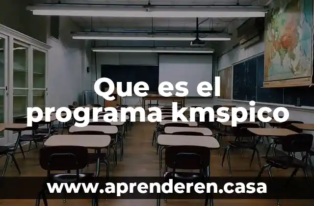 Que es el programa kmspico