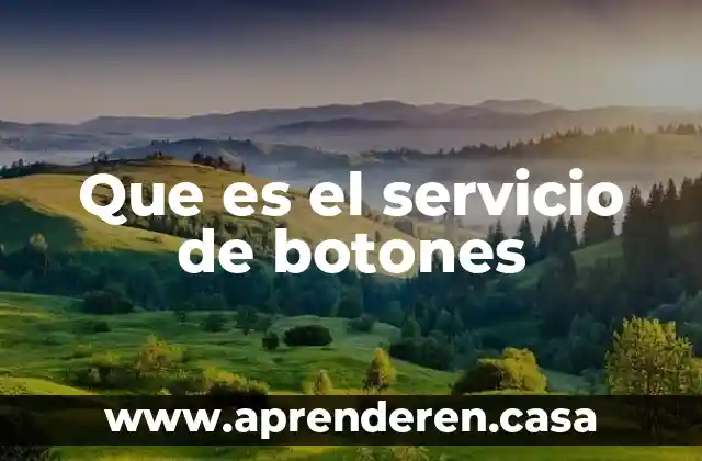 Que es el servicio de botones