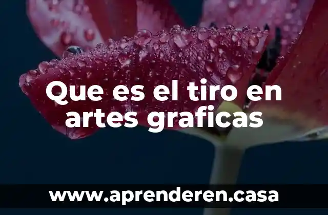 Que es una ciencia de sintesis 5 Que es el tiro en artes graficas