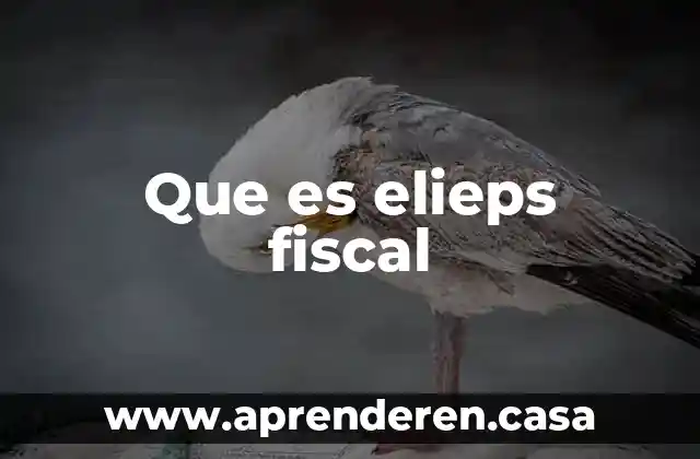 Qué es un PAC fiscal 4 Que es elieps fiscal