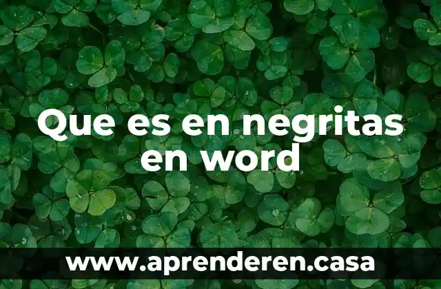 Bordes de Word que es 5 Que es en negritas en word