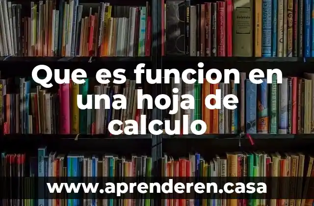 Qué es una macro en hoja de cálculo 3 Que es funcion en una hoja de calculo