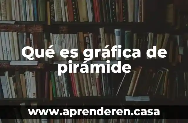 Qué es gráfica de pirámide