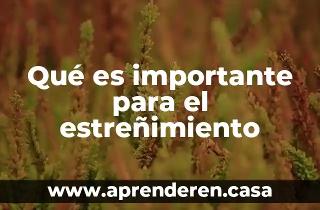 Qué es importante para el estreñimiento