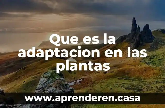 Qué es lo blanco que sale de las plantas 3 Que es la adaptacion en las plantas