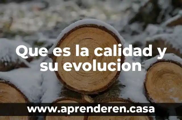 Que es la literatura y su evolucion 3 Que es la calidad y su evolucion