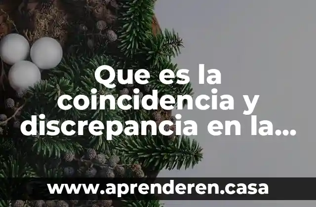 Que es la coincidencia y discrepancia en la teoria gestalticas